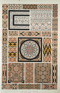 アラビアン5、オーウェンジョーンズの「装飾の文法」より（1809-68） 作： Owen Jones